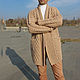 Men's outerwear: Men's beige knitted cardigan. Mens outerwear. CUTE-KNIT by Nata Onipchenko. My Livemaster. Фото №4