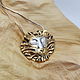 'LION ' silver pendant with gilding. Pendant. LAVAL. Online shopping on My Livemaster.  Фото №2
