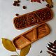 Менажница деревянная из дуба три секции. Менажницы. WoodMaNi столярная мастерская. Ярмарка Мастеров.  Фото №4