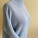 Свитер "Небесно-голубой" с беби альпакой. Свитеры. FAVORITE KNITWEAR (Наталья). Ярмарка Мастеров.  Фото №6
