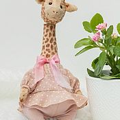 Куклы и игрушки handmade. Livemaster - original item Teddy the giraffe of Anjou. Handmade.