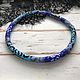 Blue Leopard Bead Harness. Necklace. Natalya | Handmade jewelry  |. My Livemaster. Фото №5
