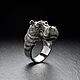 Кольцо Бегемот. Кольца. AlexFox Jewelry. Интернет-магазин Ярмарка Мастеров.  Фото №2