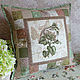 Patchwork pillow case of Old herbarium.Peony. Pillow. Eternal Springtime. Online shopping on My Livemaster.  Фото №2
