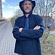 Рубашка из крапивы с капюшоном и вышивкой. Рубашки мужские. Славянская одежда (krasota-mir). Интернет-магазин Ярмарка Мастеров.  Фото №2