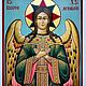Спас Благое молчание. Ангел Великого Совета. Иконы. Петербургская икона.. Ярмарка Мастеров.  Фото №5