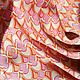 Заказать Ткань Италия Blumarine вискоза с орнаментом, оранжевая вискоза. Capri Tkani ✿ Итальянские ткани. Ярмарка Мастеров. . Ткани Фото №3