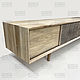 Тумба из дуба с декоративными рейками "Sunshine". Тумбы. Мебельный бутик (Wofurniture). Ярмарка Мастеров.  Фото №6