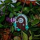 Кулон "Зачарованная дверь". Кулон. Witchy Lilac: Stones & Flowers. Ярмарка Мастеров.  Фото №4