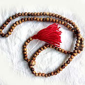 Фен-шуй и эзотерика handmade. Livemaster - original item Rosary of sandalwood with a brush. Handmade.