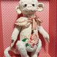 Обезьянки тедди White Rose + Розовый Обезьян. Тедди Зверята. Юркина Марина. Ярмарка Мастеров.  Фото №10
