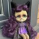 Забронировано. Черная Кошка Custom Artdoll Halloween, Кукла Кастом, Псков,  Фото №1