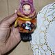 Малыши девочки в шубках елочные игрушки. Елочные игрушки. KatalenaDoll. Ярмарка Мастеров.  Фото №5