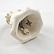 Order La campana de chocolate Blanco. Elena Zaychenko - Lenzay Ceramics. Livemaster. . Bells Фото №3