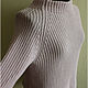 Свитер "Розовый жемчуг" из хлопка с ангорой. Свитеры. FAVORITE KNITWEAR (Наталья). Ярмарка Мастеров.  Фото №5