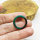 17 r-r Ring Green Chalcedony (kzhh17). Rings. Selberiya shop. My Livemaster. Фото №5