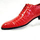 Туфли из крокодила. Ручная работа. AnGo luxury shoes