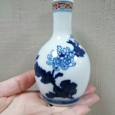 Винтаж ручной работы. Ярмарка Мастеров - ручная работа Винтаж: Вазочка Китай .. Handmade.
