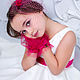Перчатки на выпускной для девочки "Симона". Перчатки детские. Bridal Dreams (Свадебные аксессуары). Ярмарка Мастеров.  Фото №4