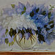 Picture of lilac bouquet 'scent of Lilac' oil on canvas, Pictures, Moscow,  Фото №1