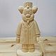 The statuette from cedar wood, 'Doctor Aybolit'. Gift doctor, Figurines, Tomsk,  Фото №1