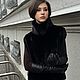 Манишка из меха норки. Мантии. YANA KRAFT BRAND. Ярмарка Мастеров.  Фото №7