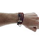 Leather bracelet with THOR's HAMMER. Bead bracelet. MintTiger. Online shopping on My Livemaster.  Фото №2