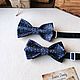 Бабочка галстук. Бабочки. Bowtie-dandy. Ярмарка Мастеров.  Фото №5