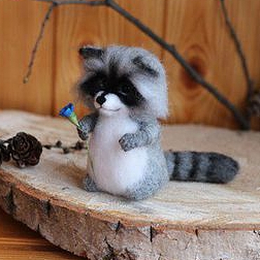 Куклы и игрушки ручной работы. Ярмарка Мастеров - ручная работа Крошка Енот. Handmade.