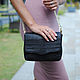 Crocodile leather bag Luxury Black, Classic Bag, Moscow,  Фото №1