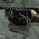 Belt pouch made of black leather. Baggie. Kooht (Evgenij Kuhtin). Интернет-магазин Ярмарка Мастеров.  Фото №2