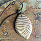 Pendant made of Siberian larch in rustic style. Pendants. BijouSiberia. Online shopping on My Livemaster.  Фото №2