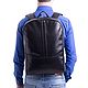 Backpack leather male 'Cruz' (Black), Backpacks, Yaroslavl,  Фото №1