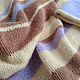 Шапка двойная и косынка из ангоры сиреневая желтая. Комплекты головных уборов. Розанова Лариса.. Ярмарка Мастеров.  Фото №8