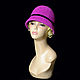 The Cloche fuchsia. Hats1. Novozhilova Hats. Online shopping on My Livemaster.  Фото №2