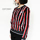 Women's striped sweater with sequins. Sweaters. CUTE-KNIT by Nata Onipchenko. My Livemaster. Фото №5