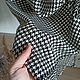 Шарф палантин Классика гусиная лапка ручное ткачество меринос, Шарфы, Череповец,  Фото №1