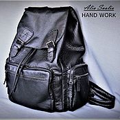 W0147 Bag leather clasp. Alia Svalia.  Handmade