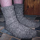 Men's knitted socks Silver frost. Socks. Warm Yarn. Online shopping on My Livemaster.  Фото №2