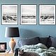 Seascapes triptych Photo paintings for the interior of the bedroom and living Room, Fine art photographs, Moscow,  Фото №1