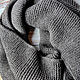 Длинный мягкий теплый вязаный серый шарф Грейстоун. Шарфы. Difoxy knit - вязаная одежда. Ярмарка Мастеров.  Фото №7