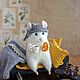 Мышка на кровати. Войлочная игрушка. Шерстяные затеи Власова Кэт (kattywooljoy). Интернет-магазин Ярмарка Мастеров.  Фото №2