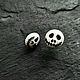  Jack Skellington. Серьги-пусеты. Beautiful soap. Ярмарка Мастеров.  Фото №4