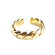 Order Gold braided ring, stylish ring, ring without stones. Irina Moro. Livemaster. . Rings Фото №3