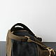 Order  Bag made of genuine suede Olive color. Olga'SLuxuryCreation. Livemaster. . Crossbody bag Фото №3