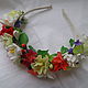 ободок для волос Украинский стиль. Ободки. Natalia- Flowers (natalia-flowers). Ярмарка Мастеров.  Фото №5