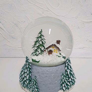 Стеклянный шар со снегом своими руками | Поделки, Снежный шар, Рождественское веселье