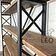 Стеллаж в стиле лофт на заказ LF-816. Стеллажи. Leo-loft. Ярмарка Мастеров.  Фото №4