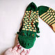 Order Dragon Socks Green Yellow Bright Socks For Women And Men. Yuliya Chernova. Livemaster. . Socks Фото №3