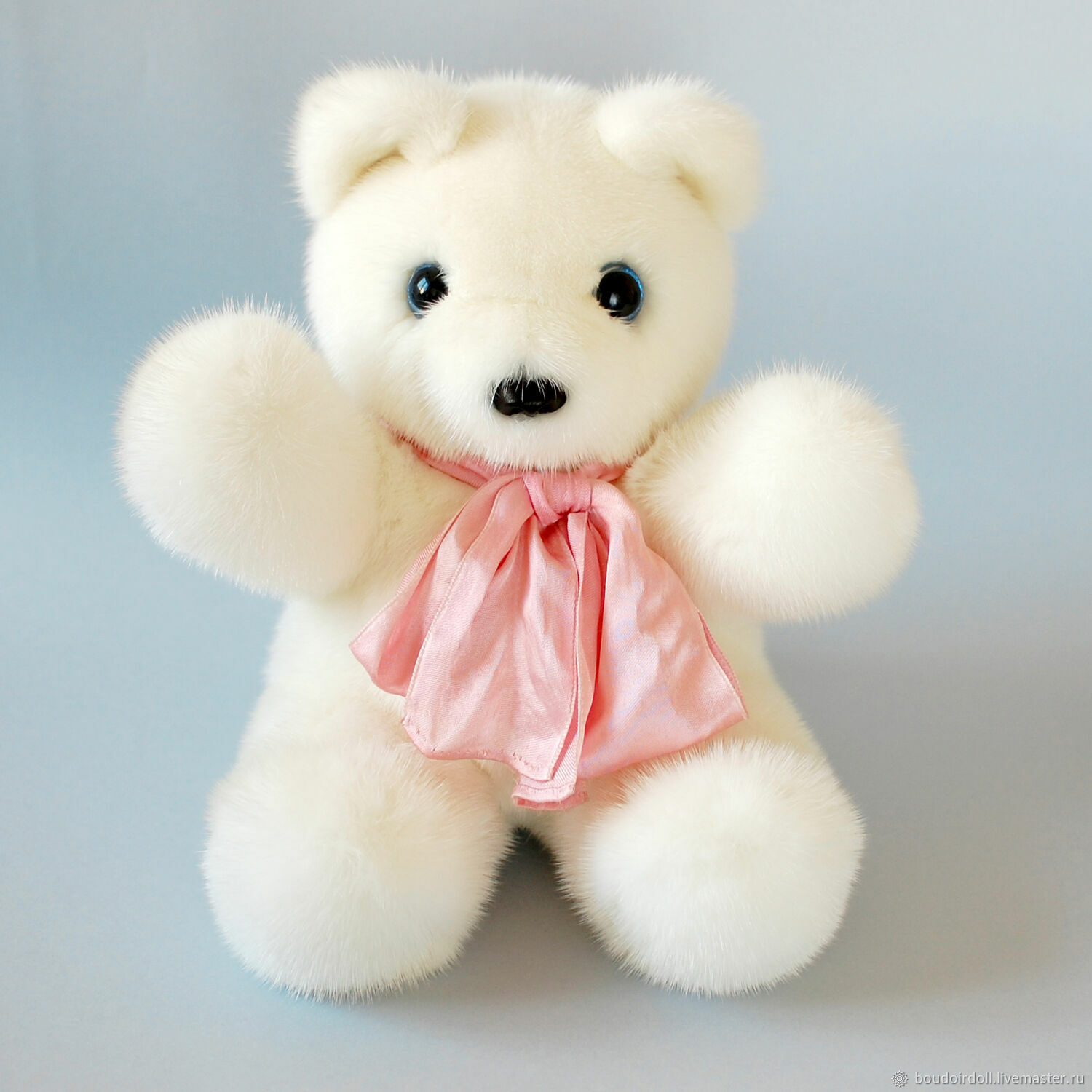 Игрушки из меха. Подарок на новый год. Мишка из натурального меха ...
